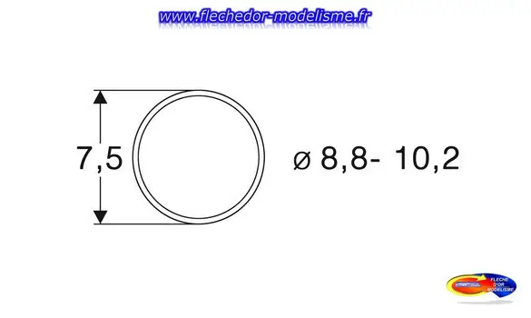 Bandages d'adhérence 8,8 - 10,2 ROCO