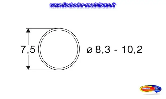 Bandages d'adhérence 8,3 - 10,2 ROCO