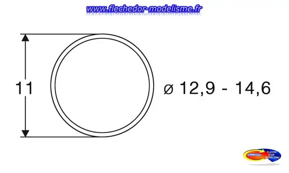 Bandages d'adhérence 12,9-14,6 ROCO
