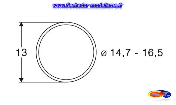 Bandages d'adhérence 14,7-16,5 ROCO