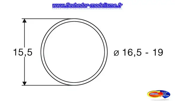 Bandages d'adhérence 16,5 - 19 ROCO