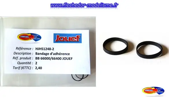 2 bandages d'adhérence BB66000 JOUEF
