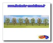 7 arbres fruitiers en fleurs NOCH