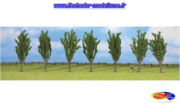 7 arbres peupliers NOCH