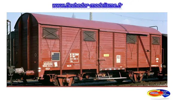 Wagon couvert Gs Europ SNCF Ep.IV BRAWA