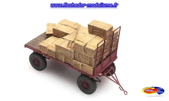 Remorque avec roue à pneu ARTITEC