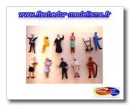 10 figurines exclusives HO NOREV lot 1