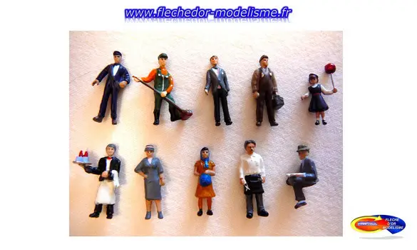 10 figurines exclusives HO NOREV lot 2