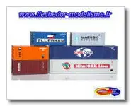 Assortiment 6 containers Electrotren