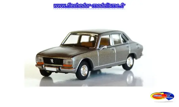 Peugeot 504 gris métallisé BREKINA
