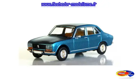 Peugeot 504 bleu métallisé BREKINA