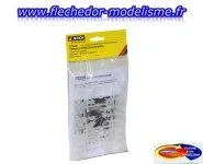 Plaques base + raccords Pince clip NOCH