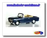 Cabriolet Peugeot 403 bleu acier BREKINA