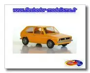 VolksWagen Golf jaune orangé BREKINA